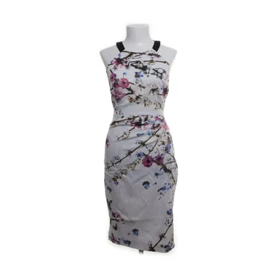 Jurk (Wit, Meerkleurig) van Karen Millen Acetaat, Polyamide, Elastaan, Viscose, Zijde