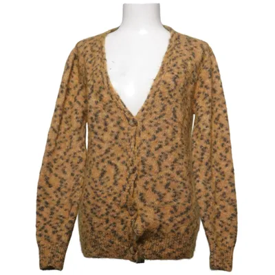 Cardigan (Brun, Sort) fra Leon & Harper Elastan, Polyamid, Uld