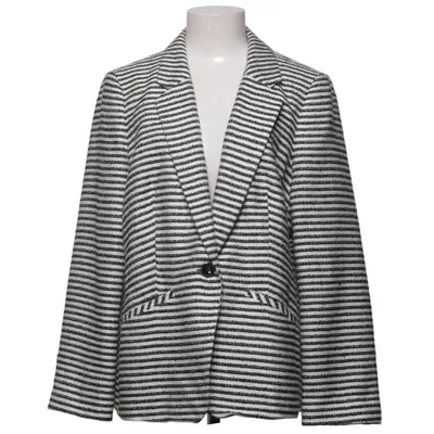 Blazer (Noir, Blanc) de M&Co Acrylique, Polyester, Laine