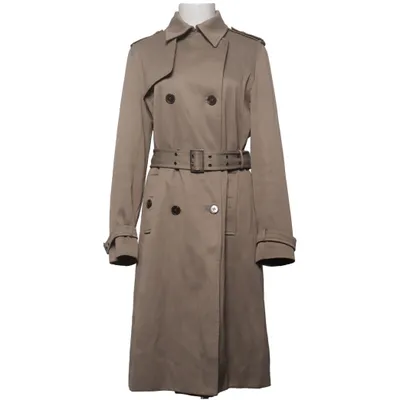 Trench coat (Beige) from Zara Woman Cotton, Polyester, Polyurethane