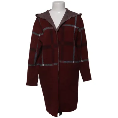 Strickjacke (Rot, Grau) von Hostar Kaschmir, Merinowolle