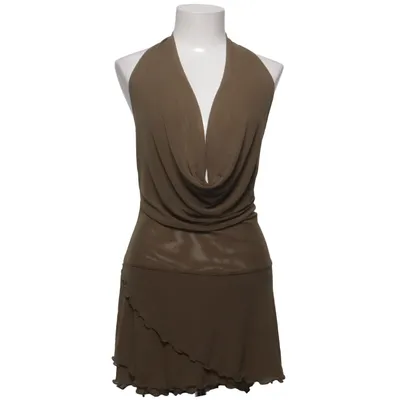 Halterneck-kjole (Brun) fra Cider Elastan, Polyester