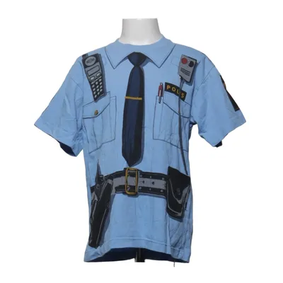 T-shirt (Blauw, Meerkleurig) van Prendo Katoen