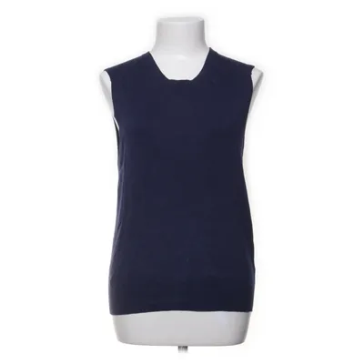 Slipover (Blue) from Zara Knit Elastane, Polyamide, Viscose