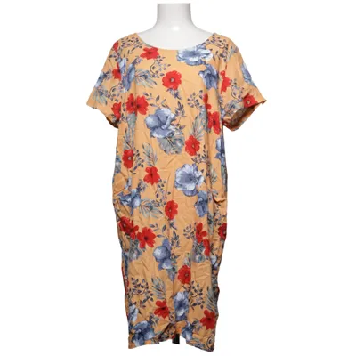 Jurk (Oranje, Blauw, Rood, Meerkleurig) van Multiblu Linnen, Viscose