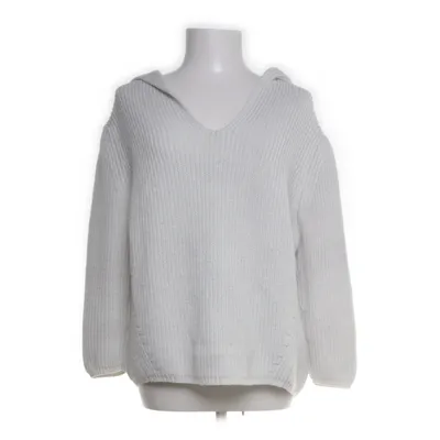 Hoodie (White, Gray) from Zoe Ona Alpaca wool, Polyamide, Wool, Viscose