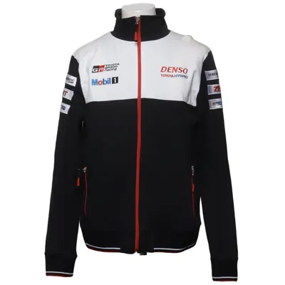 Sports jacket (Black, White, Red) from Toyota Cotton, Elastane