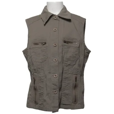 Vest (Beige) from Sunshine Cotton, Elastane