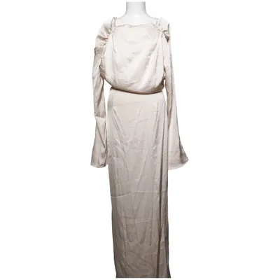 Långklänning (Beige) från PLT Label Polyester