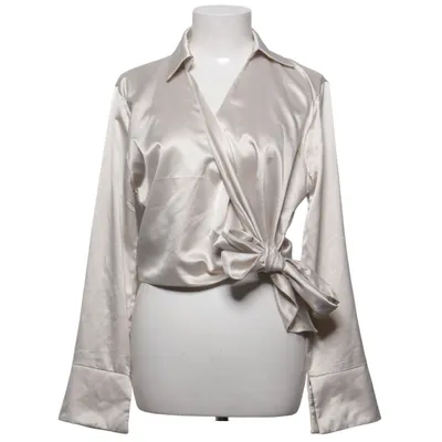 Wikkelblouse (Beige) van Chiquelle Polyester