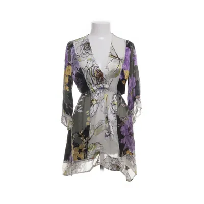 Kjole (Lilla, Flerfarvet) fra Tone Barker Silk Silke, Viscose