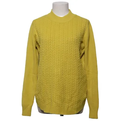 Sweater (Yellow) from Flora Acrylic, Cashmere, Elastane, Modal, Wool