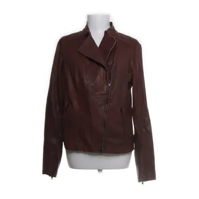 Biker jacket (Red) from Montgomery Cotton, Elastane