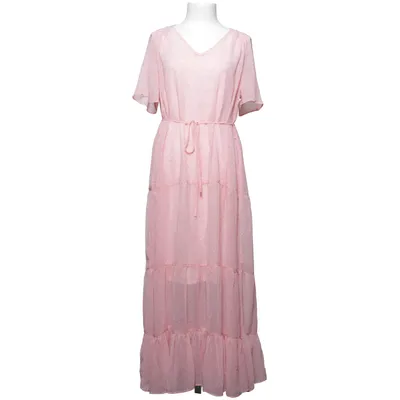 Långklänning (L Flora dress) från Cubus Återvunnen polyester, Viskos