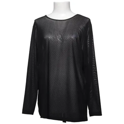 Topp (Svart) från Kaffe Curve Elastan, Polyester