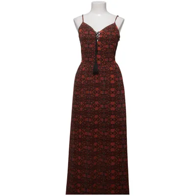 Maxikjole (Rød, Sort, Blå) fra Influence Polyester