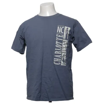 T-shirt (Blauw) van Anvil Katoen