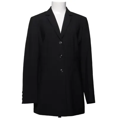 Blazer (Noir) de Oui Black label Élasthane, Polyamide, Laine