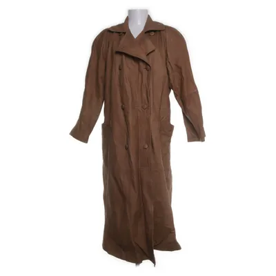 Leather coat (Brown) from Leather Sound Acetate, Polyester, Leather
