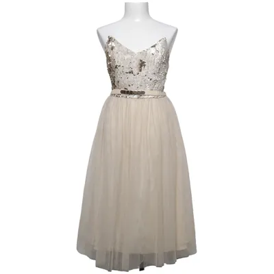Robe de soirée (Beige) de Little Mistress Élasthane, Polyester