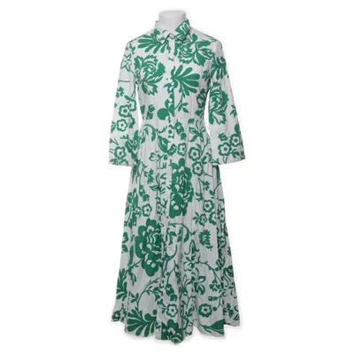 Blousejurk (Wit, Groen) van Zara