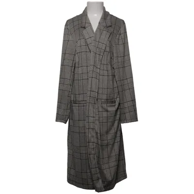 Jas (Grijs, Zwart) van Zizzi Elastaan, Polyester