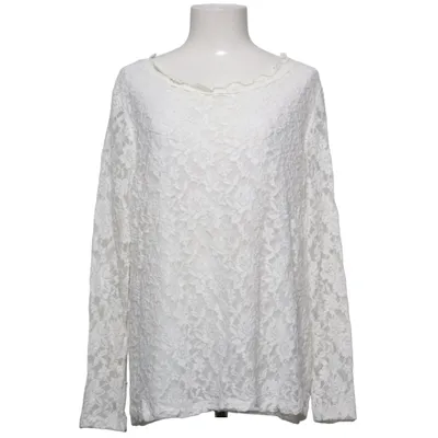 Blouse (White) from Samoon by Gerry Weber Cotton, Elastane, Polyamide