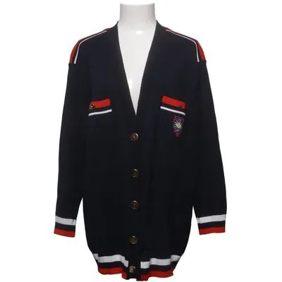 Cardigan (Blue, Red, White) from Lucia Acrylic, Wool