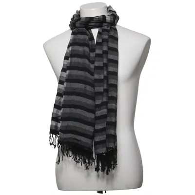 Scarf (Black, Gray) from Paul & Friends