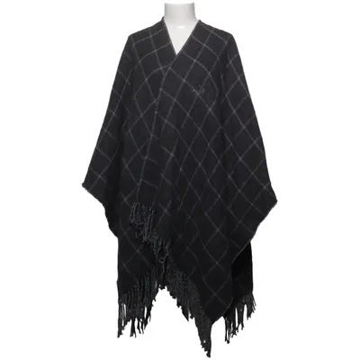 Poncho (Grå) fra Miss Milla Akryl