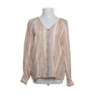 Blouse (Beige, Multicolored) from Cerise Blue Cotton, Viscose