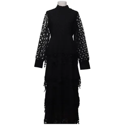 Maxi dress (Black) from Flammode Elastane, Polyester
