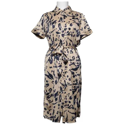 Shirt dress (Beige, Blue) from Vero Moda Recycled polyester