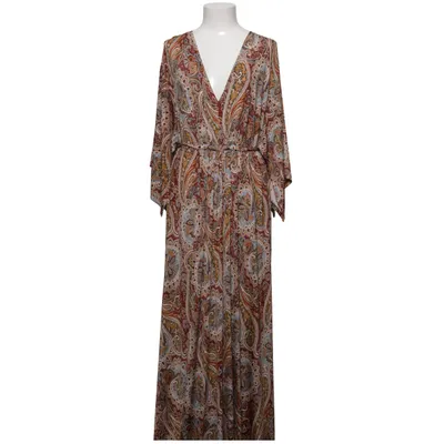 Robe longue (Marron, Multicolore) de Ilse Jacobsen Hornbæk Élasthane, Polyester