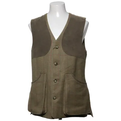 Outer vest (Brown) from Glen Appin of Scotland Cotton, Viscose, Wool