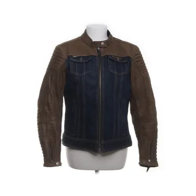 Leather jacket (Blue, Brown) from Segura Cotton, Leather, Polyester