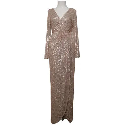 Evening gown (Gold) from Quiz Elastane, Polyester