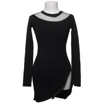 Jurk (Zwart) van Memory & Co Elastaan, Polyamide, Polyester, Viscose