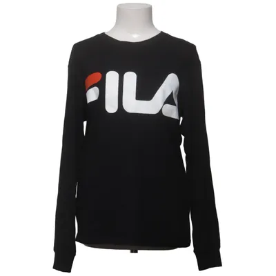 Long sleeve T-shirt (Black) from Fila Cotton