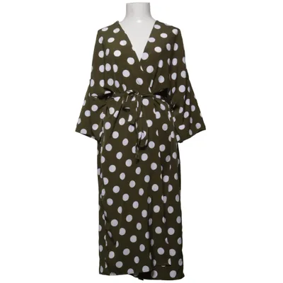 Wickelkleid (Grün, Weiß) von Hängmatta