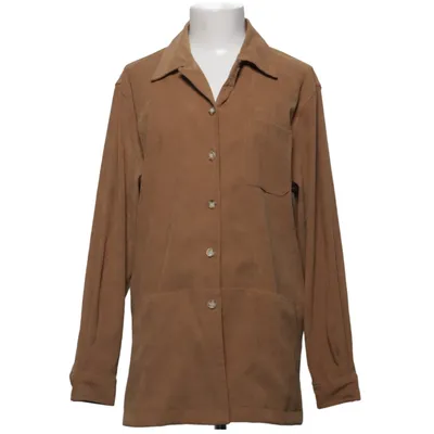 Oberhemd (Braun) von Sinclair by KappAhl Elasthan, Polyester