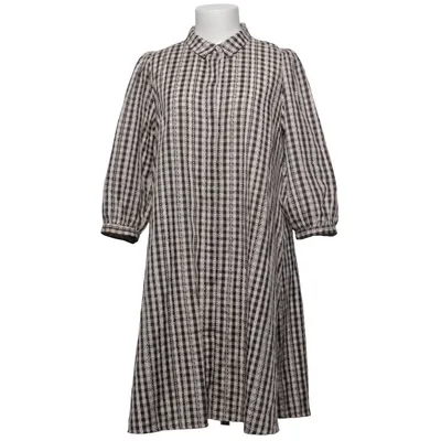 Shirt dress (Black, Beige) from Neo Noir Polyester