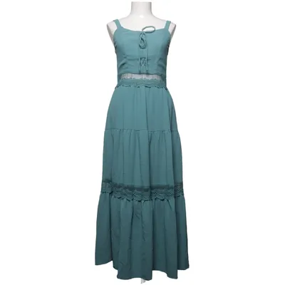 Långklänning (Grön) från Scarlet Darkness Polyester, Viskos