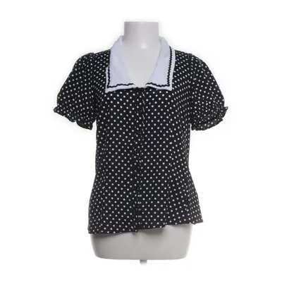 Top (Black, White) from Hell Bunny Polyester, Viscose