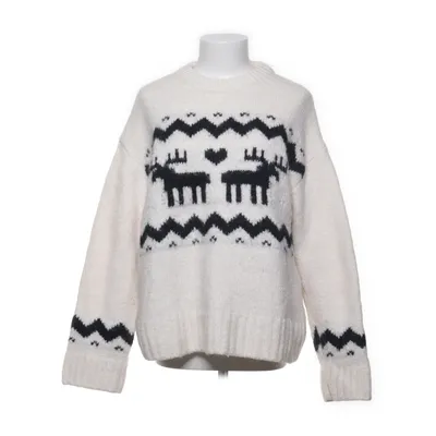 Jultröja (Vit, Svart) från H&M Alpackaull, Elastan, Polyester