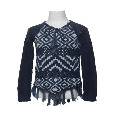 Sweater (Blå, Hvid) fra Justice Akryl, Bomuld