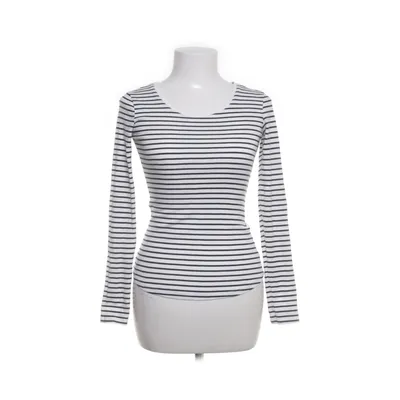 Långärmad t-shirt (Vit, Svart) från L.O.G.G by H&M Bomull, Elastan