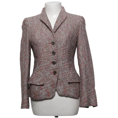 Blazer (Sort, Hvid, Rød) fra Trixi Schober Bomuld, Silke, Viscose, Uld