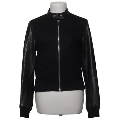 Veste (Noir) de Barbara Bui Acétate, Cachemire, Élasthane, Cuir, Polyamide, Viscose, Laine