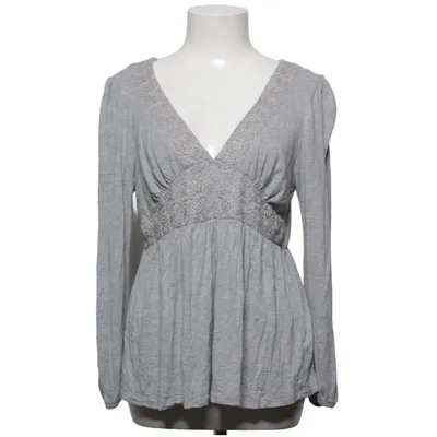 Blouse (Gray) from H&M Polyester, Viscose